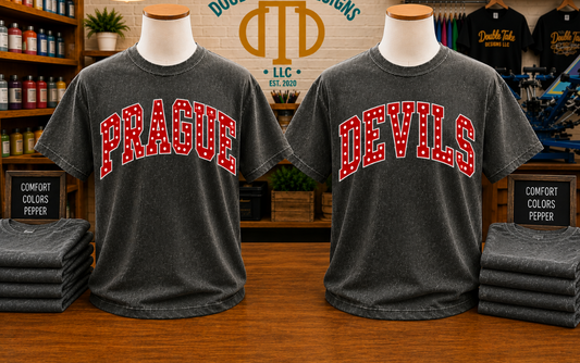 Prague/Devils Polka Dot Comfort Color Pepper